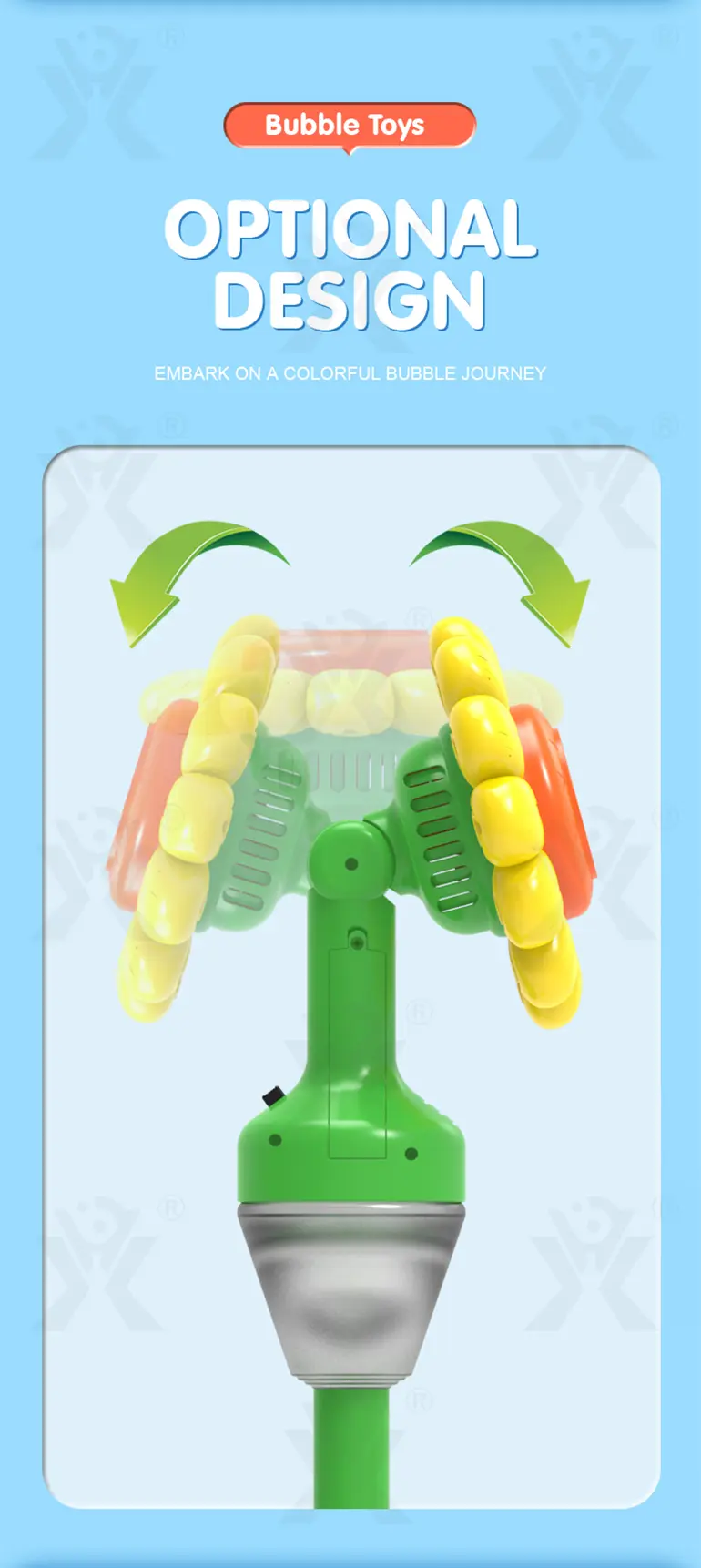 Sunflower Bubble Machine Toy (TG5067151) — product detail panel 3