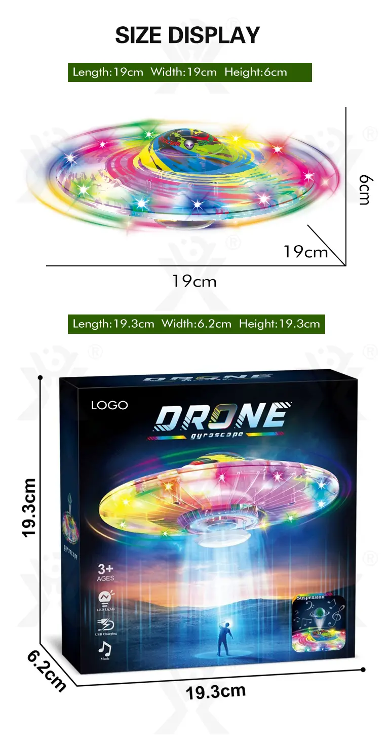 Suspended Ball Toy With Electric Flying Disc (TG4859495) — product detail panel 5