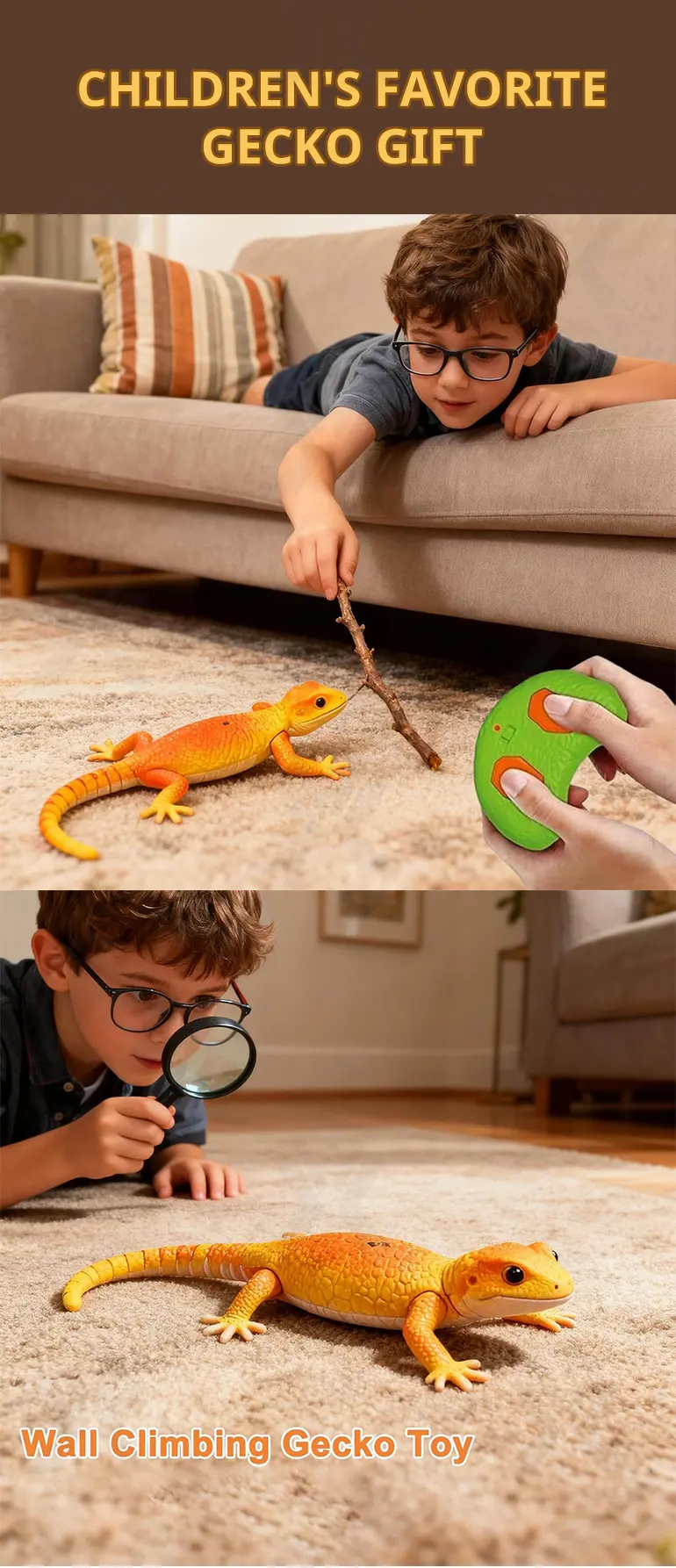Wall Climbing RC Gecko Toy (TG5097067) — product detail panel 3