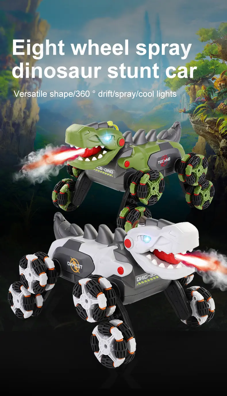 Stunt Dinosaur Car, Transformable Dinosaur Car (TG4427608) — product detail panel 1