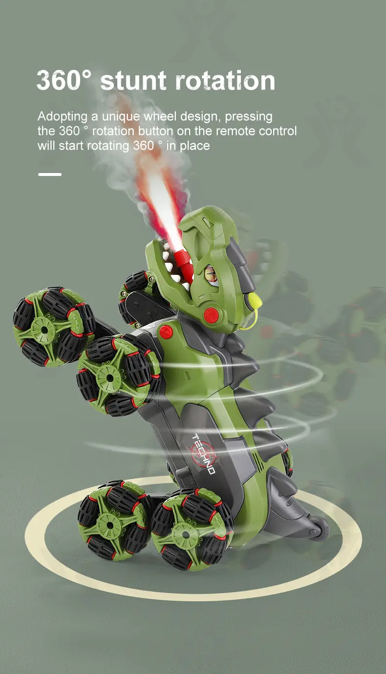 Stunt Dinosaur Car, Transformable Dinosaur Car (TG4427608) — product detail panel 5