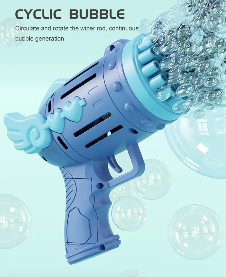 Bubble Blower Gun, Dual Battery Drive -Fun Summer Toy Supply (TG2283255) — product detail panel 5