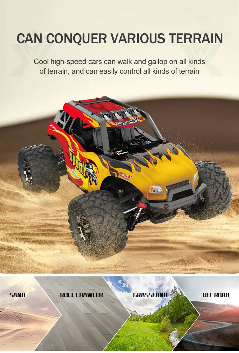 1/18 RC Monster Truck Toy, Shock Absorption System (TG3942075) — product detail panel 3