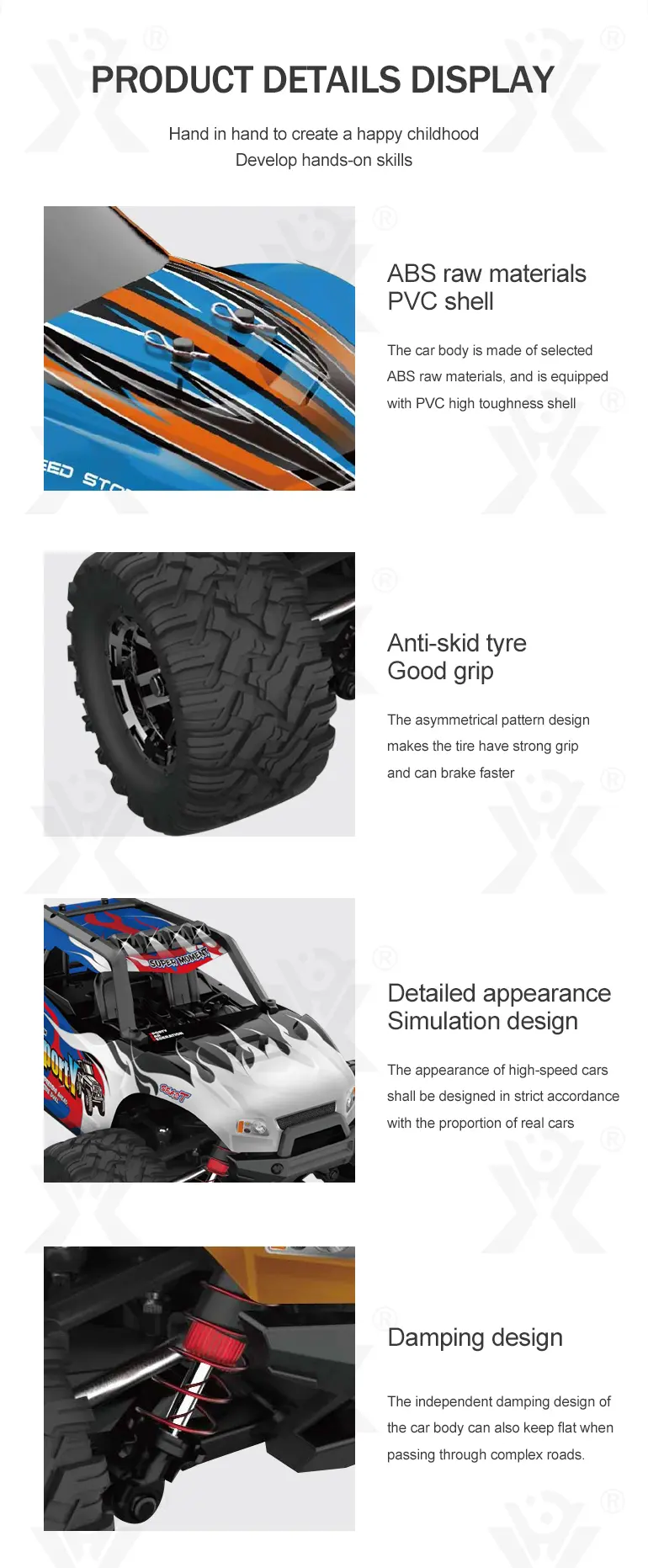1/18 RC Monster Truck Toy, Shock Absorption System (TG3942075) — product detail panel 7