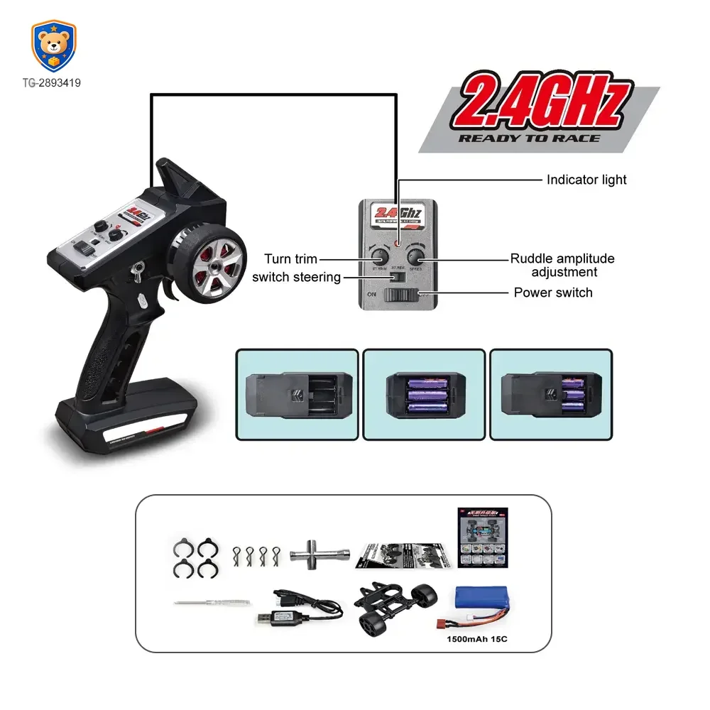 RC Off-Road Stunt Car Toy With Brushless Motor — product view 5