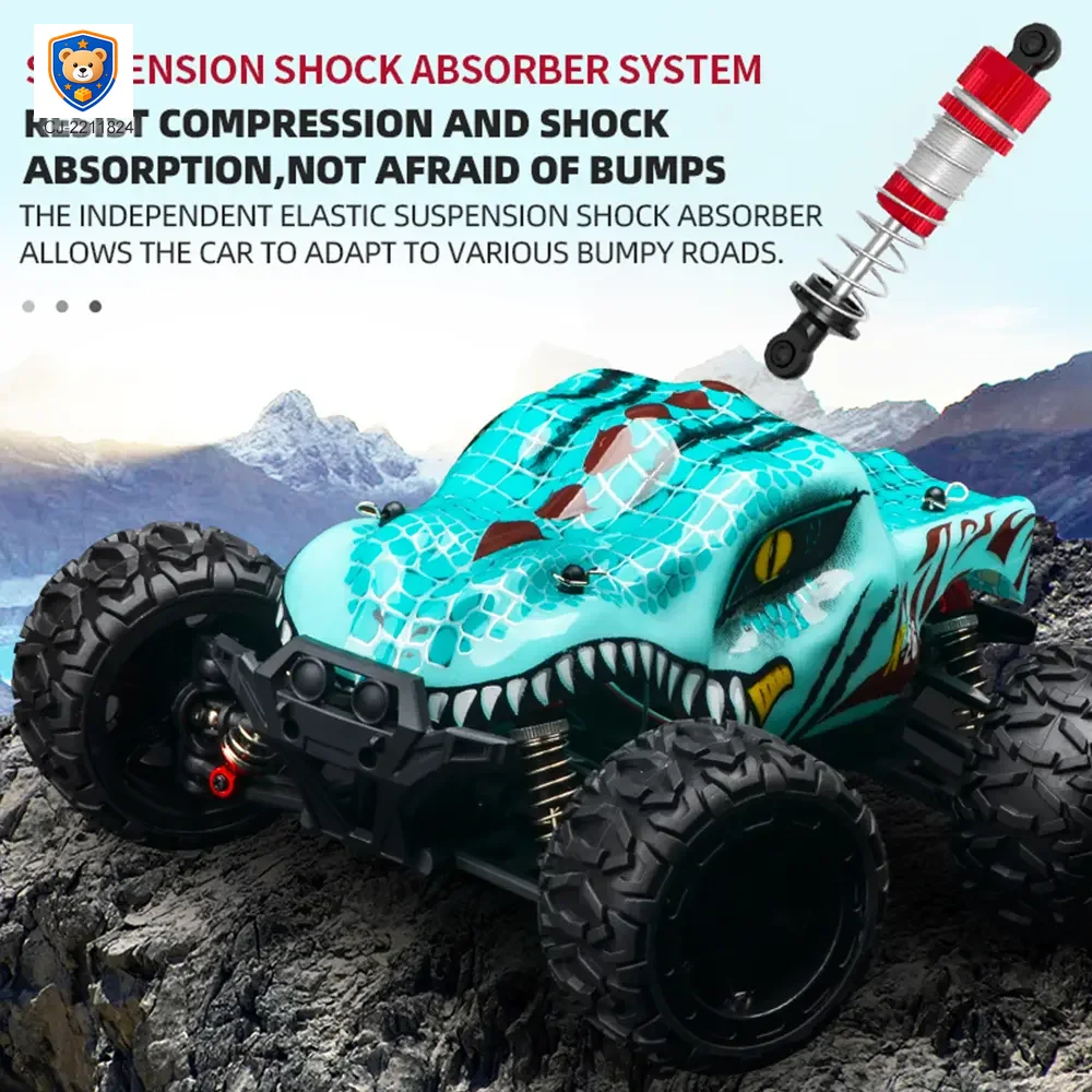 Dinosaur Big Wheel Truck, 1:16 Scale, 4WD — product view 2