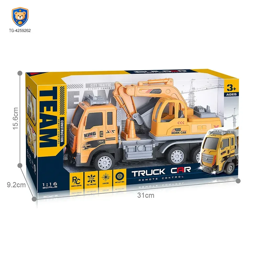 RC Engineering Excavator Toy With Multi-Joint Arm Control — product view 6