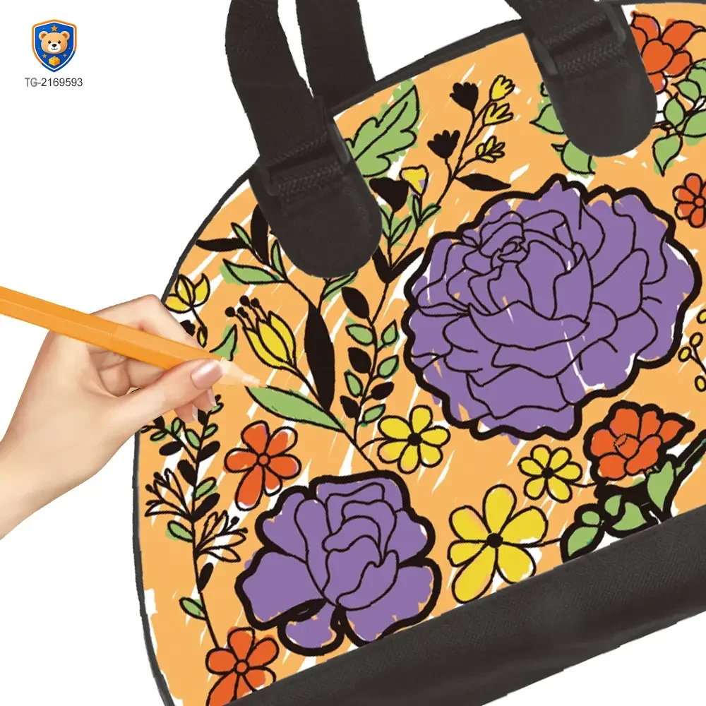 DIY Graffiti Coloring Handbag — product view 3