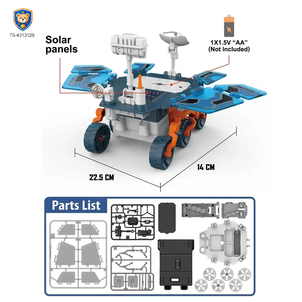 Solar-Powered, Battery-Powered Mars Rover Toys — product view 6