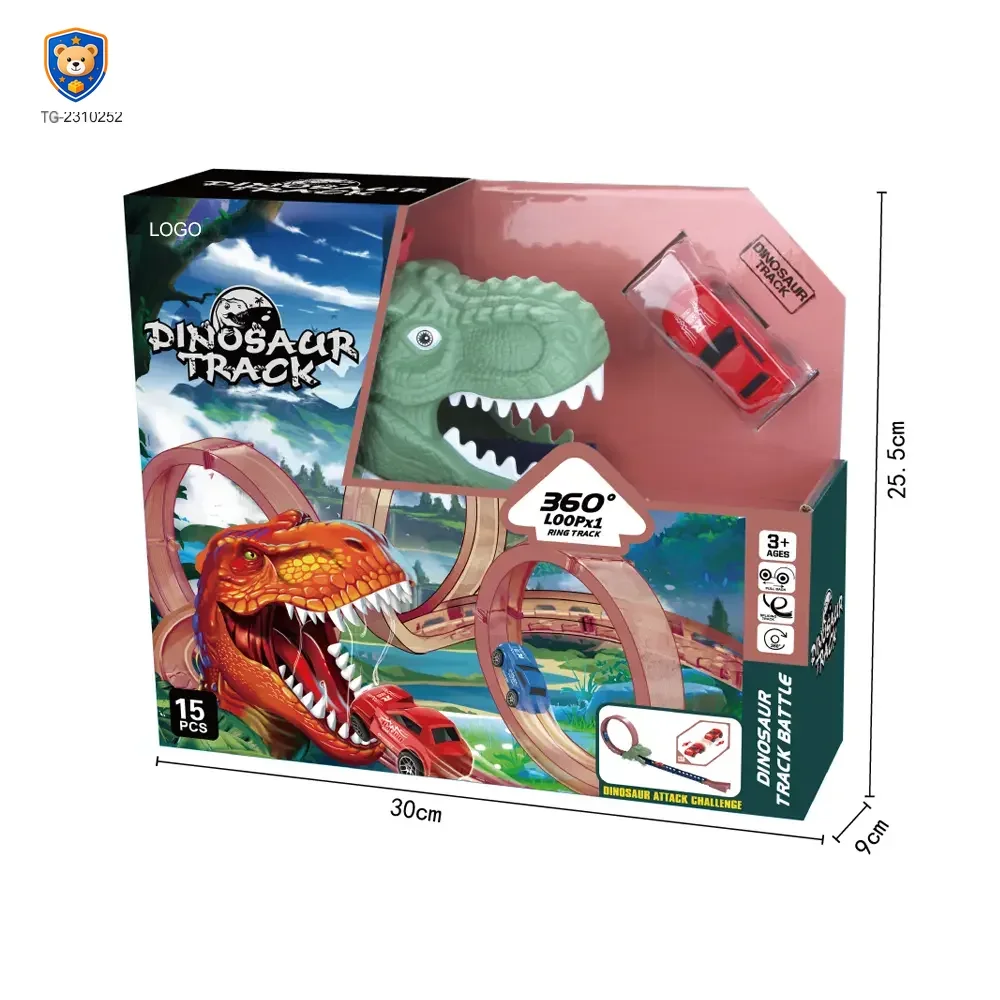 Loop Orbit Track Toy, Dinosaur Theme, Battery Free — product view 5