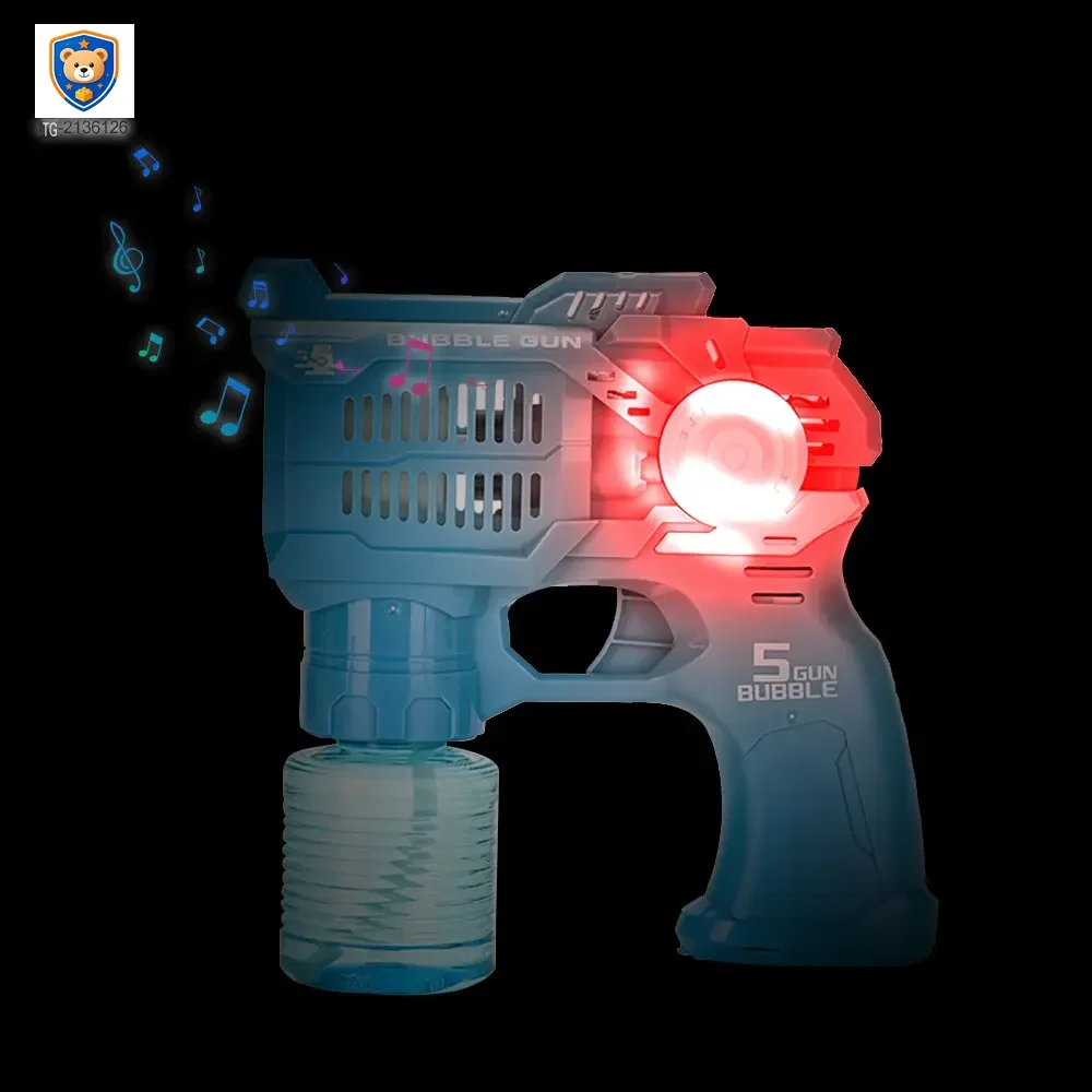 Electric Bubble Gun Toy with Fan — product view 2