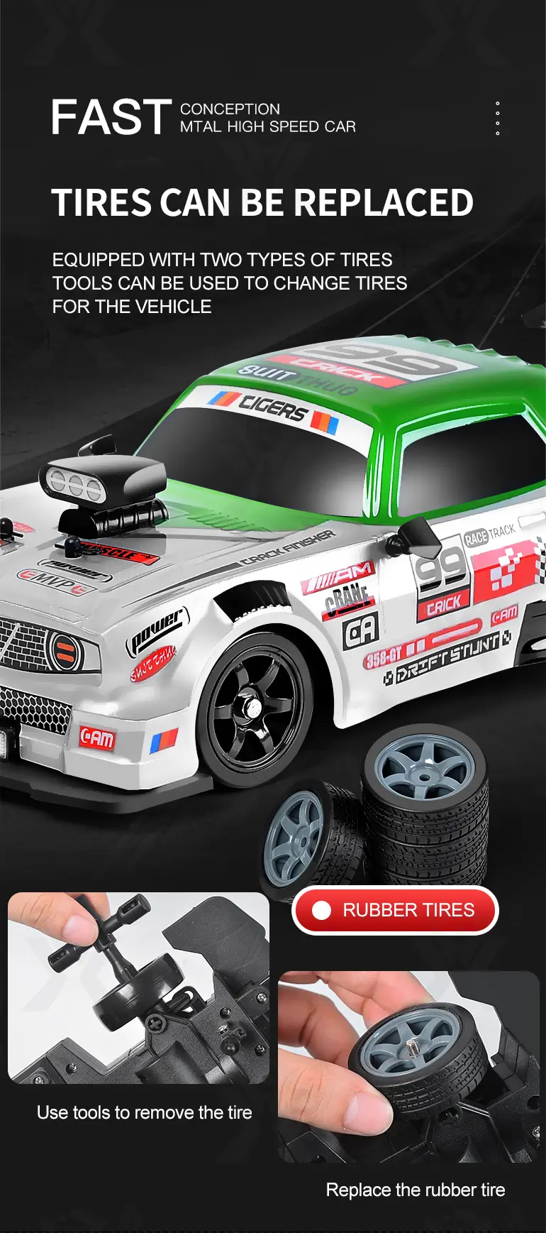 1:16 RC 4WD Drift Car (TG2296142) — product detail panel 5