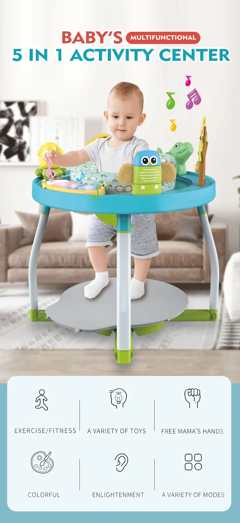 5-in-1 Baby Activity Center (TG4287546) — product detail panel 1