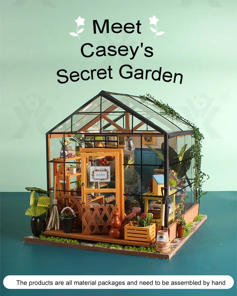 DIY Miniature Set, Flower House Miniature (TG3925703) — product detail panel 3