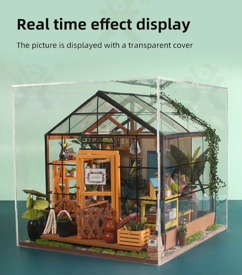 DIY Miniature Set, Flower House Miniature (TG3925703) — product detail panel 4