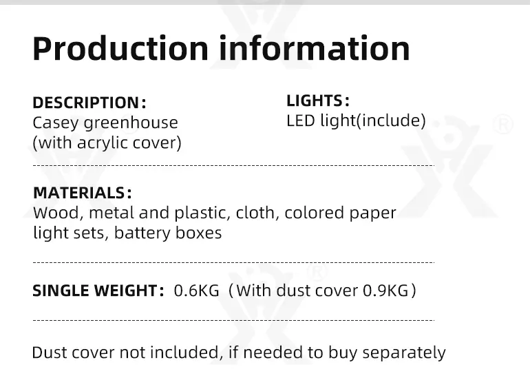 DIY Miniature Set, Flower House Miniature (TG3925703) — product detail panel 9