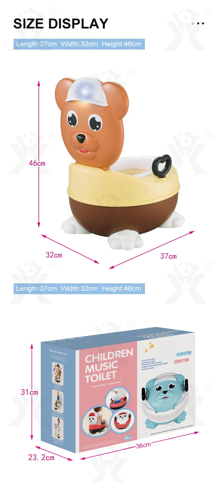 Toy Land Multipurpose Music Toilet Seat (TG2195329) — product detail panel 6