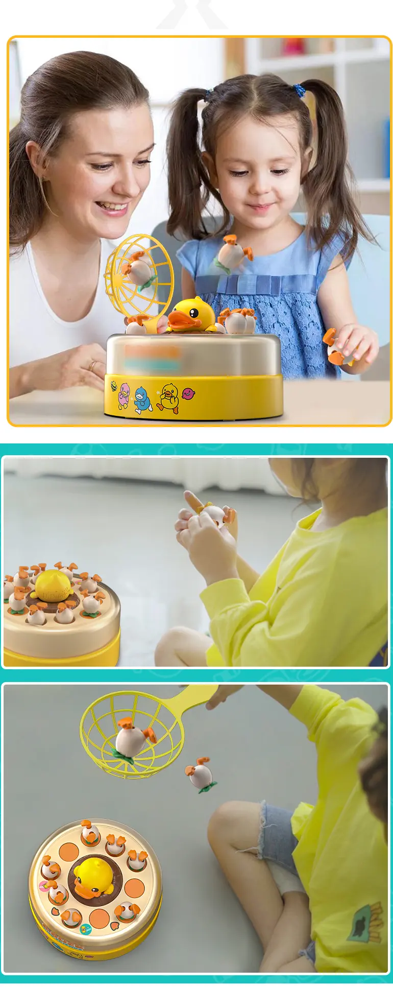 Bouncing Duck Toy, Track and Catch Game (TG4279580) — product detail panel 7