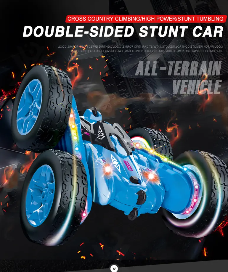 RC Double-Sided Stunt Car Toys (TG4149252) — product detail panel 1