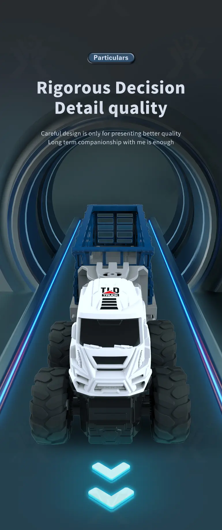 Engineering Truck Toy, Push-and-Go -Educational Children’s Toys Supply (TG4112574) — product detail panel 11