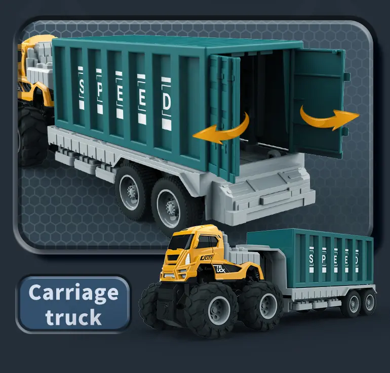 Engineering Truck Toy, Push-and-Go -Educational Children’s Toys Supply (TG4112574) — product detail panel 5