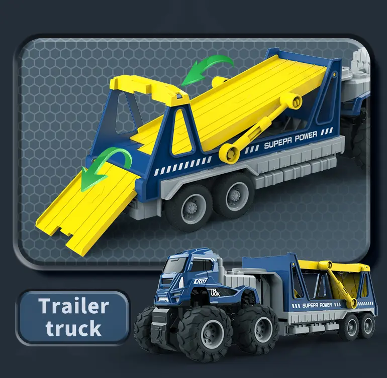 Engineering Truck Toy, Push-and-Go -Educational Children’s Toys Supply (TG4112574) — product detail panel 7