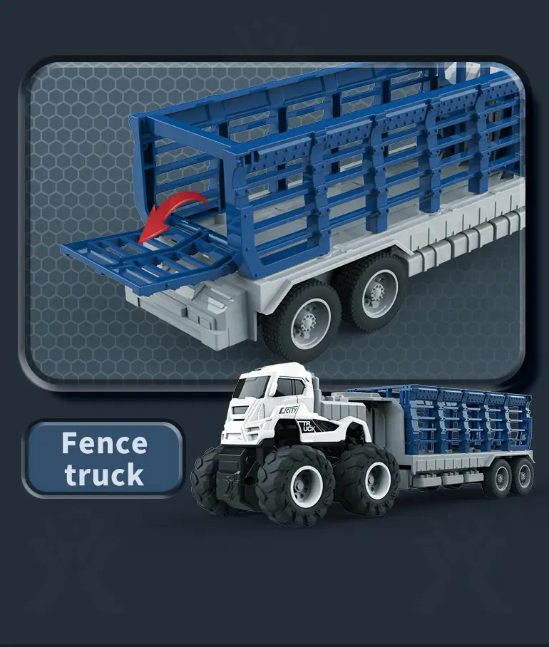 Engineering Truck Toy, Push-and-Go -Educational Children’s Toys Supply (TG4112574) — product detail panel 8
