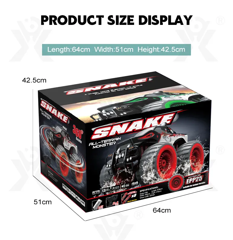 Big Foot RC Car Toy with Dual Motors (TG4149253) — product detail panel 10