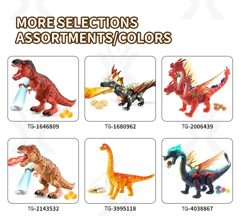 Electric Two-Head Dinosaur Toy, Brachiosaurus (TG0991016) — product detail panel 6