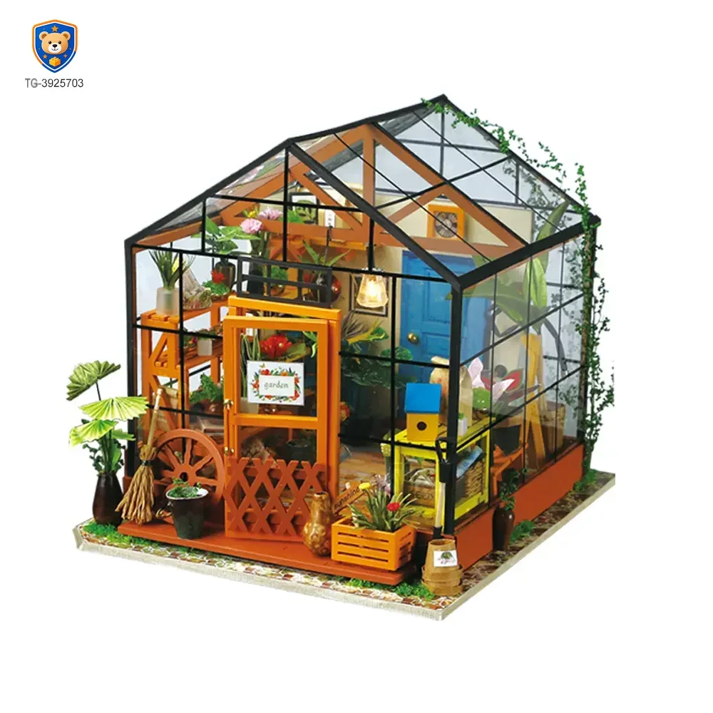 DIY Miniature Set, Flower House Miniature — product view 1