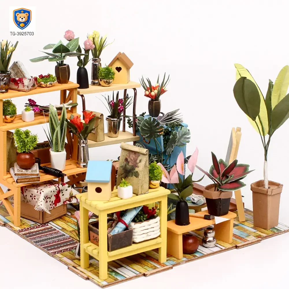 DIY Miniature Set, Flower House Miniature — product view 5