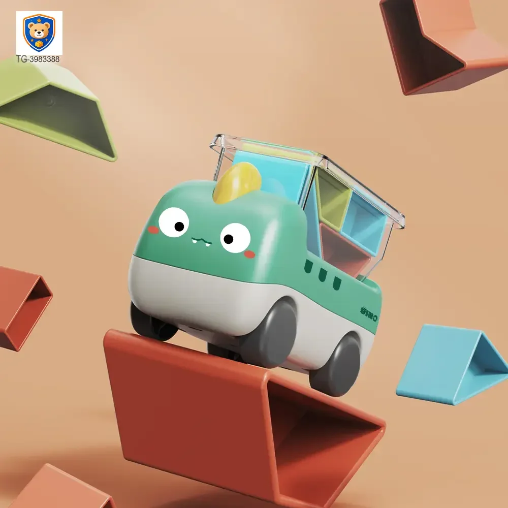 Trucky 3 Puzzle Game Set, Dinosaur Truck Toy Building Block — product view 2