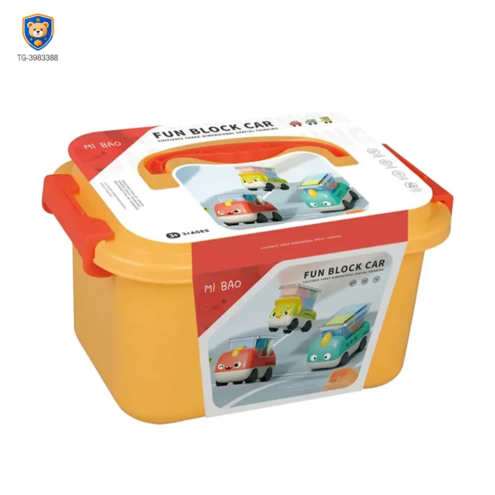 Trucky 3 Puzzle Game Set, Dinosaur Truck Toy Building Block — product view 5