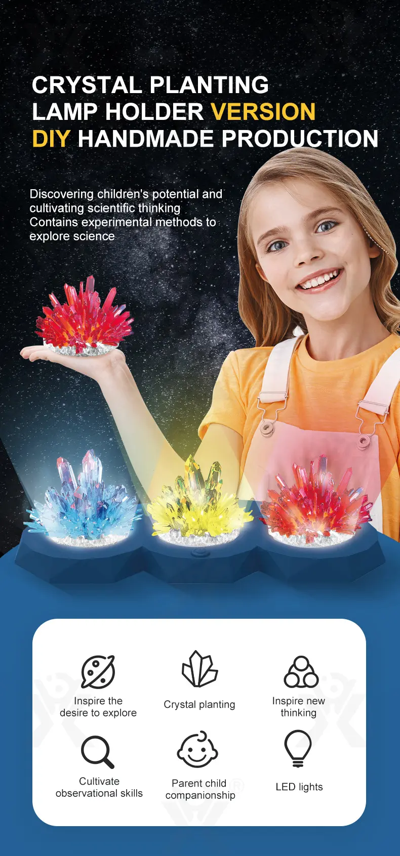 Crystal Planting Kits, Crystal Growing Kit (TG4399725) — product detail panel 1