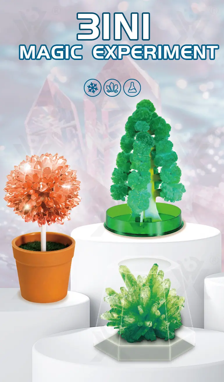 Mini Magic Christmas Tree, Crystal Experiment Kit Toy (TG4399727) — product detail panel 1