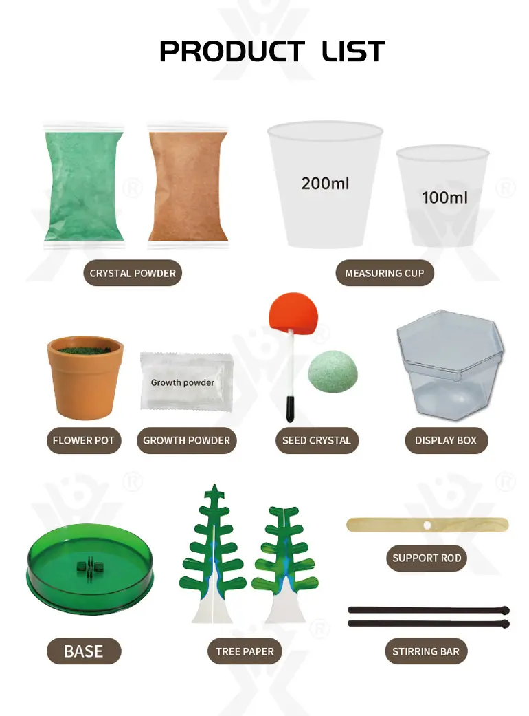 Mini Magic Christmas Tree, Crystal Experiment Kit Toy (TG4399727) — product detail panel 10