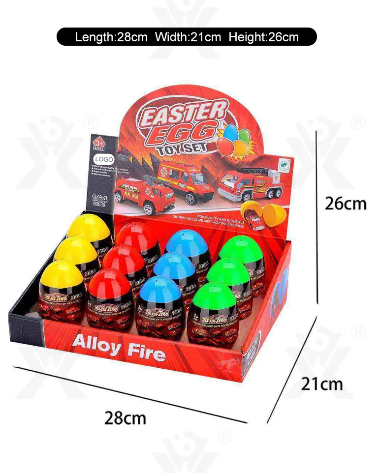 Diecast Fire Truck, Twist-Egg Style, 12 Collectable Style (TG1500229) — product detail panel 10