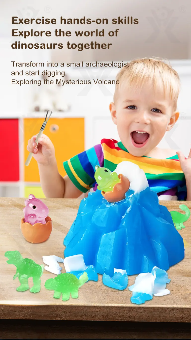 Dinosaur Soap, Vocalno Shape For Digging Play, Glow-in-the-Dark (TG4399724) — product detail panel 2