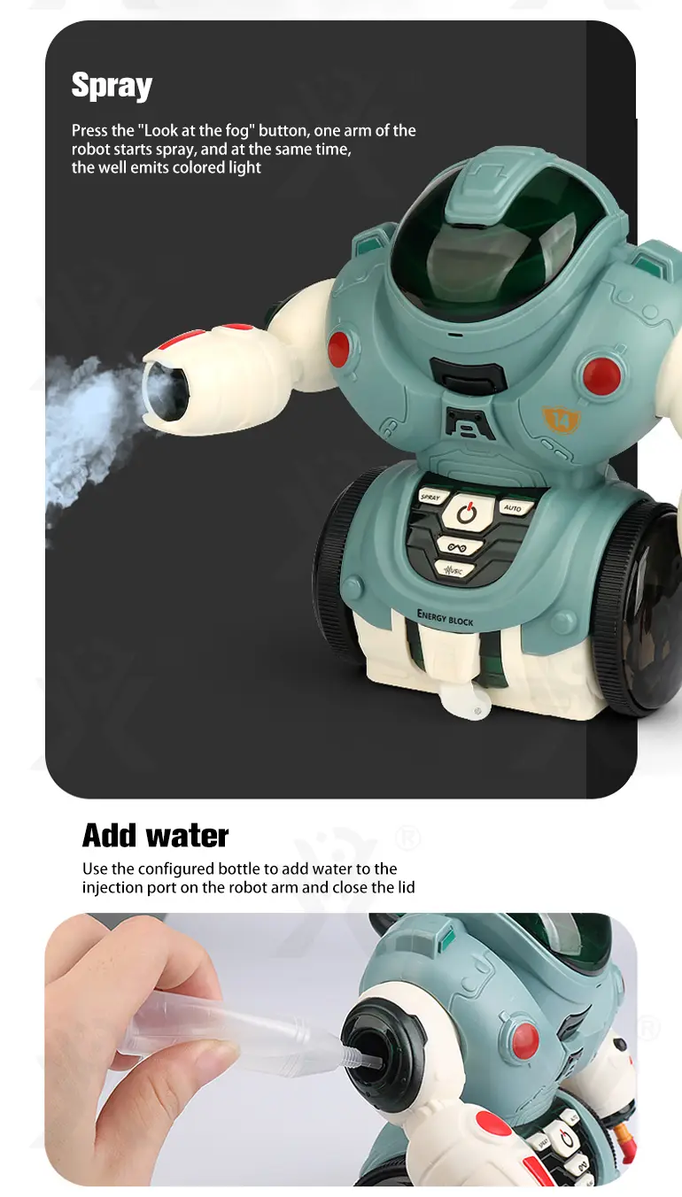 Electric Spray Robot Toys, Kid Robot Toys (TG2258755) — product detail panel 4