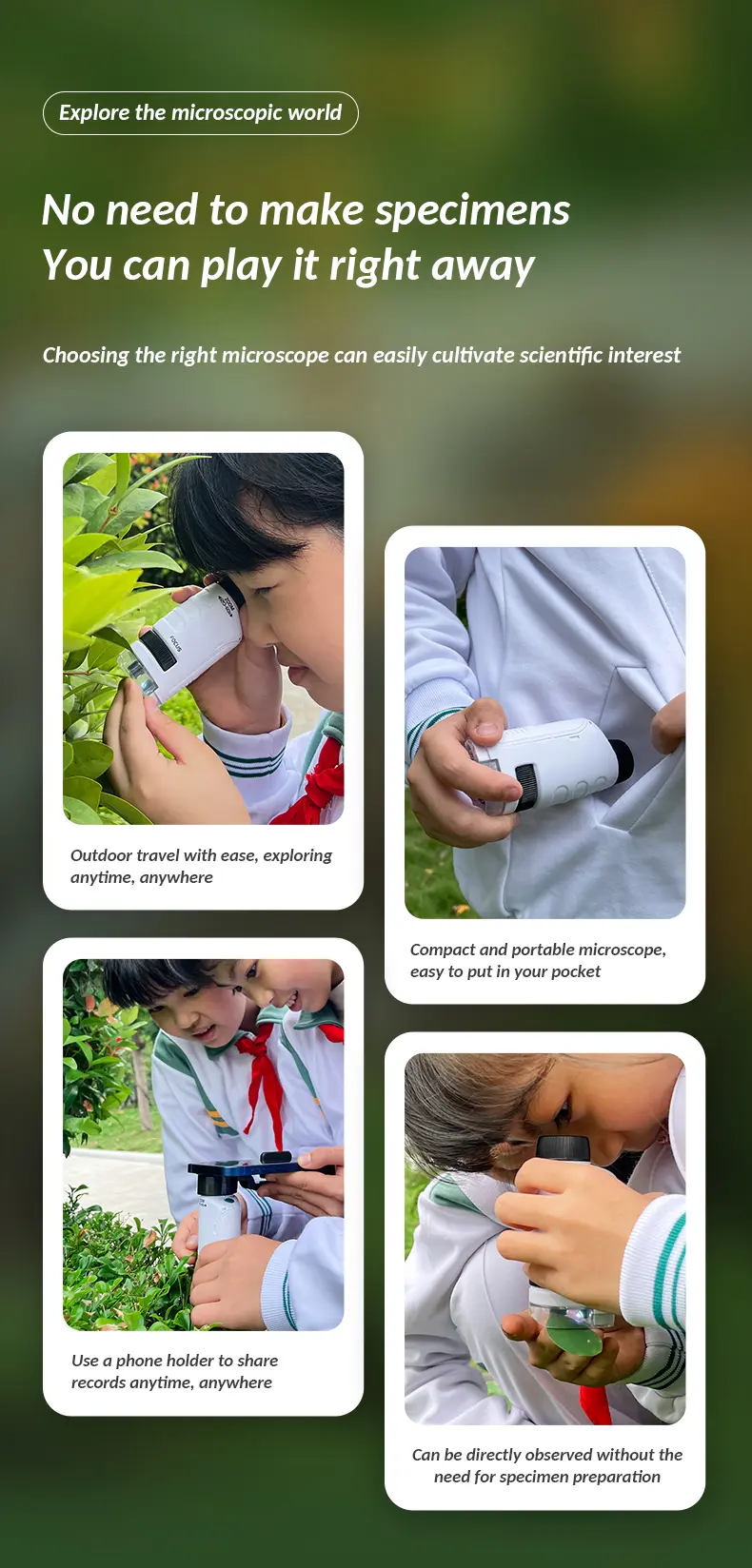 Portable Microscope Toy For Kids (TG4241885) — product detail panel 4