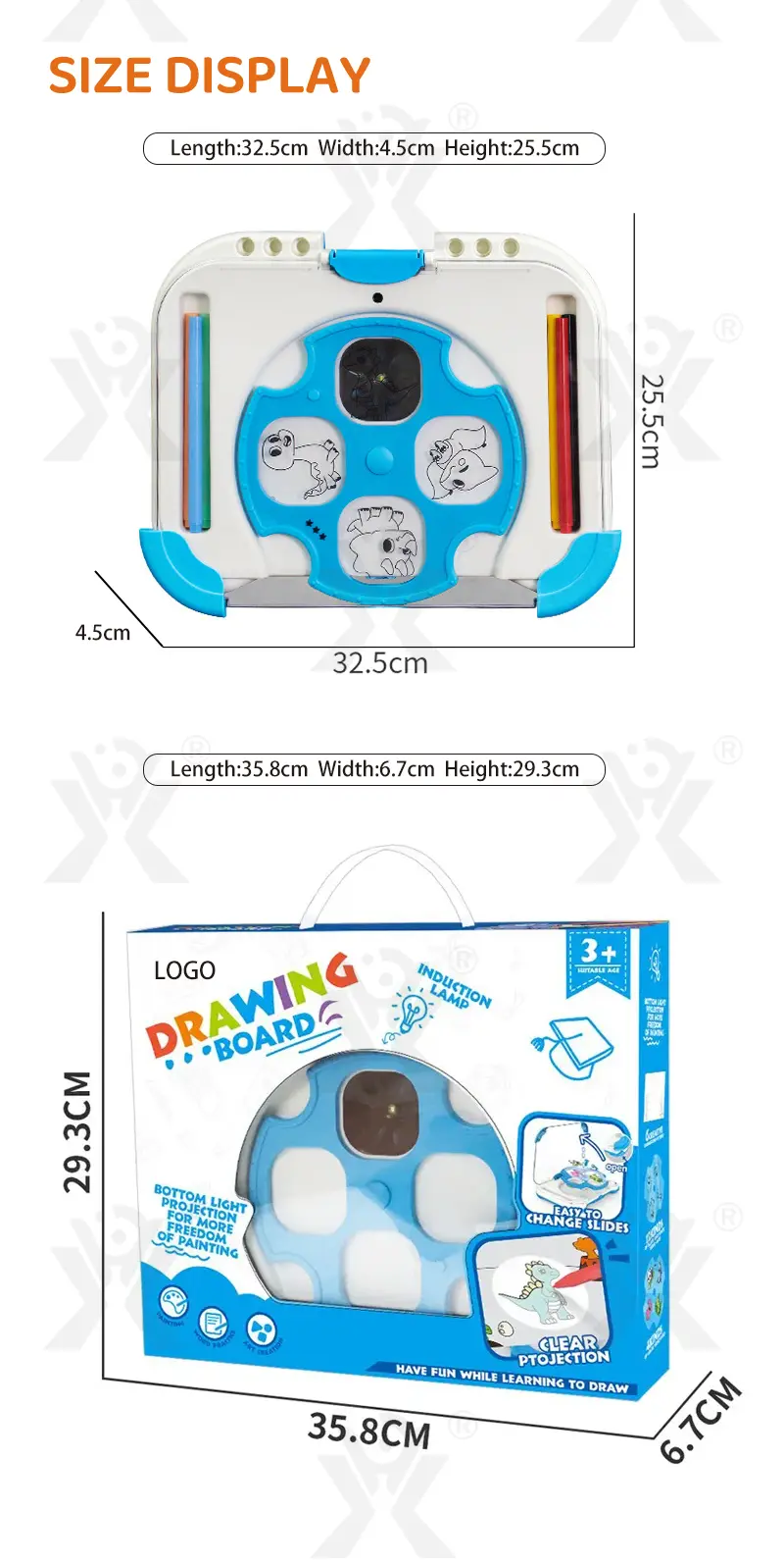 Kids Projection Drawing Board (TG4192781) — product detail panel 8