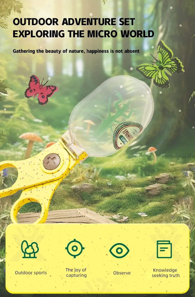 Portable Bug Catcher Scissors, Wheat Straw Toy Supply (TG4476022) — product detail panel 1