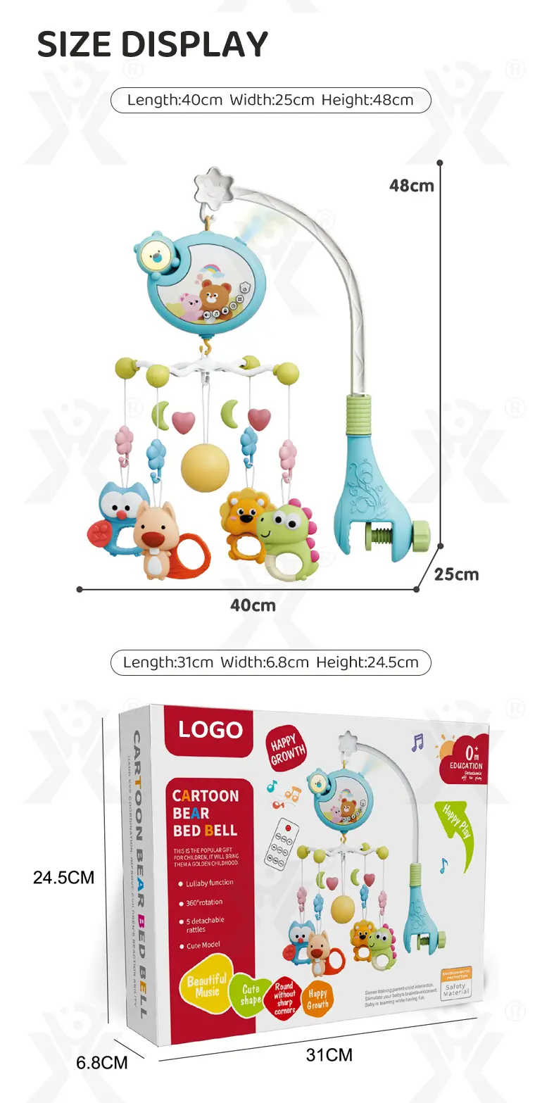 Baby Musical Crib Mobile, Educational Toys (TG4245914) — product detail panel 11