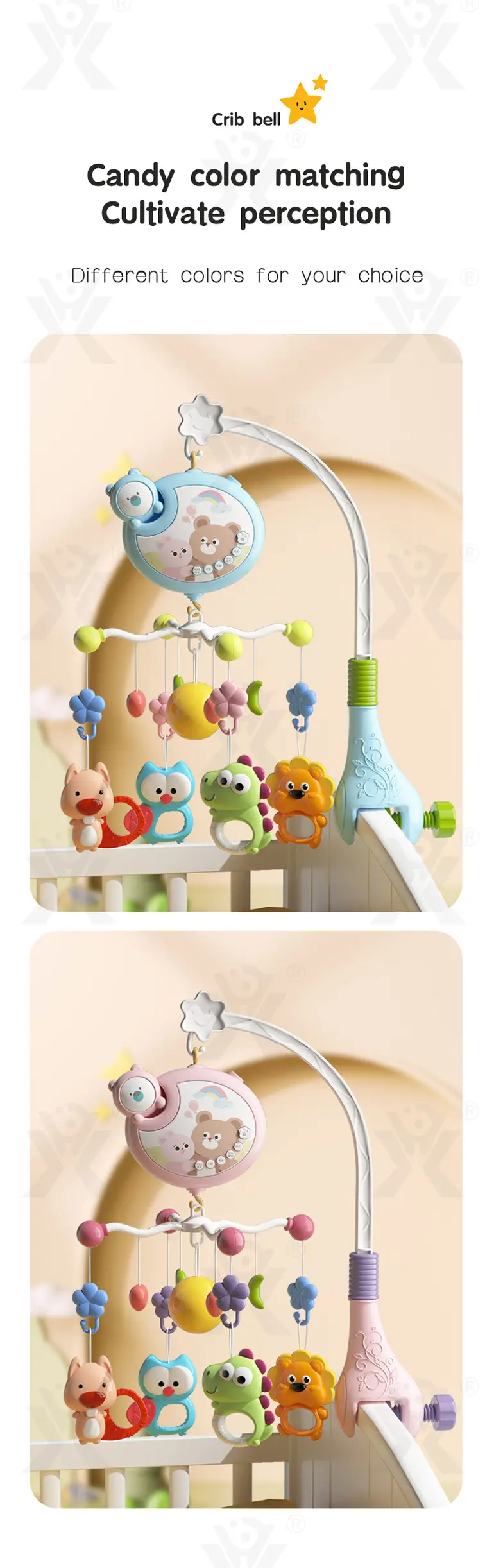 Baby Musical Crib Mobile, Educational Toys (TG4245914) — product detail panel 8