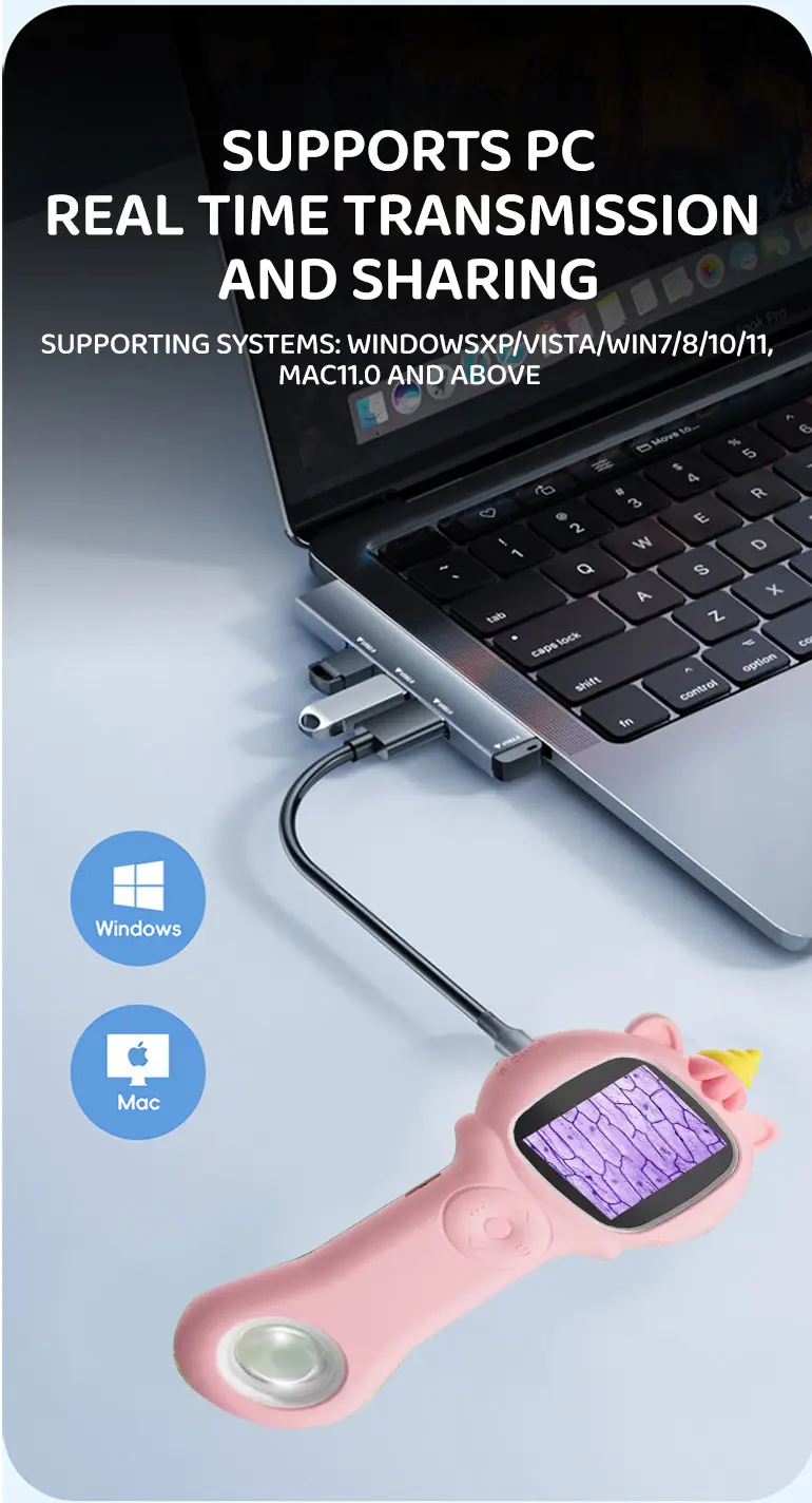 Digital Microscope Toy for Kids, Portable, Handled (TG4978688) — product detail panel 7