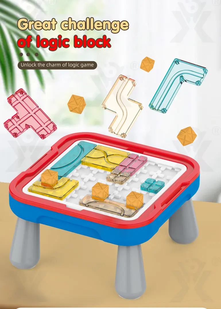2-in-1 Kids Logic Block Tangram, DIY Tangram Board (TG4039249) — product detail panel 1