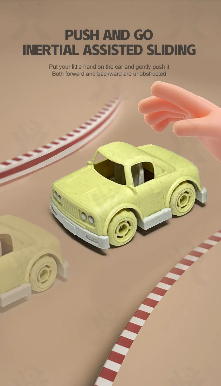 Wheat Straw Car Toy, Trailer Truck (TG4283247) — product detail panel 3