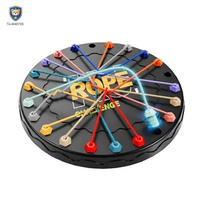 Rope Challenge Game Board, Logic Puzzle Board Game