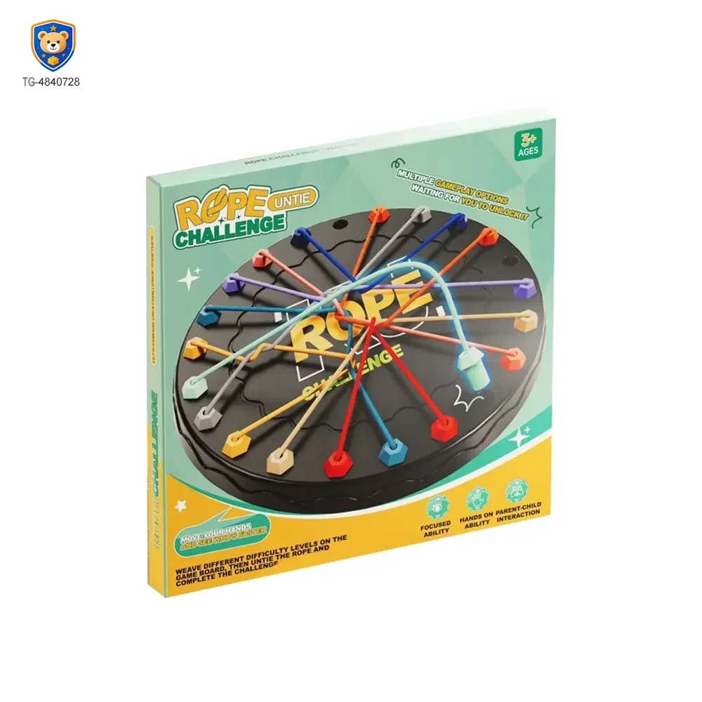 Rope Challenge Game Board, Logic Puzzle Board Game — product view 2