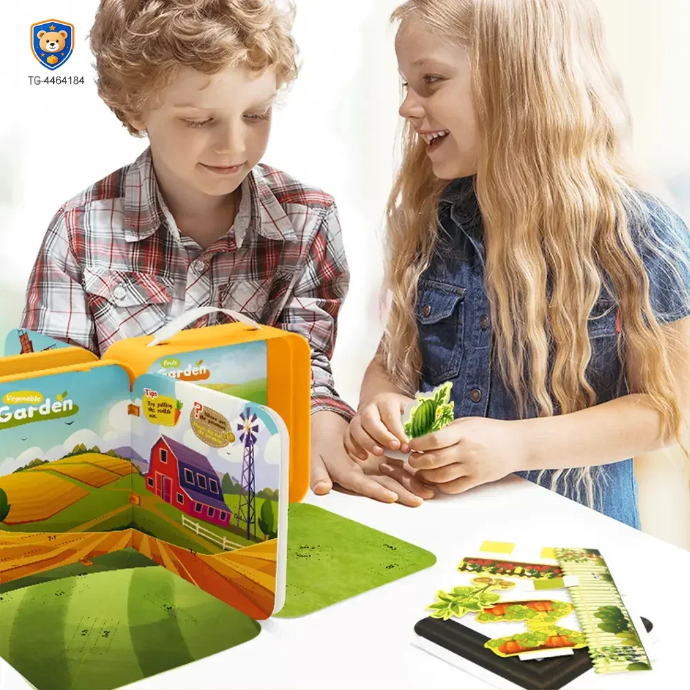 3D Story Book Farm Theme, DIY Quiet Book — product view 3